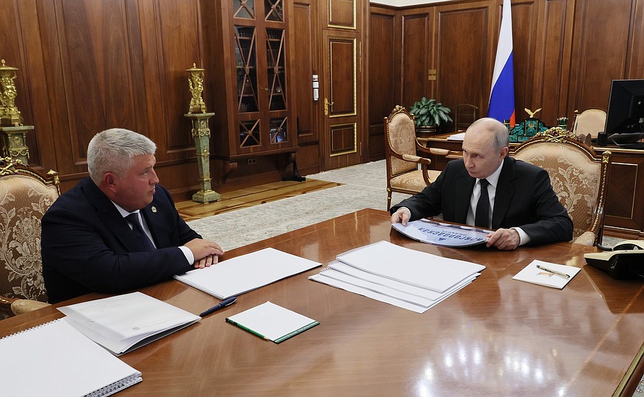 Встреча с губернатором Новгородской области Александром Дроновым