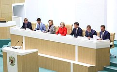 В. Матвиенко: Инициативы молодых парламентариев востребованы в законотворческой деятельности сенаторов